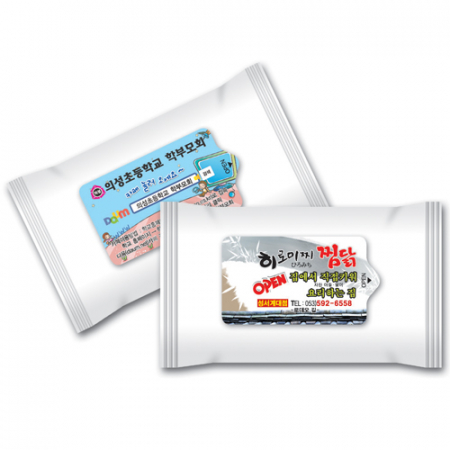 물티슈 휴대용 물티슈 15매 흰색 #2