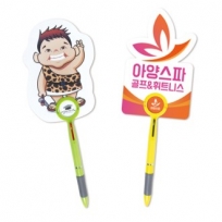 2색 로고 PR펜 자유형 (3, 000개)