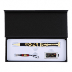 한글 금장 볼펜 자모음자개 USB 메모리