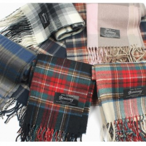 본토니 타탄 체크 머플러