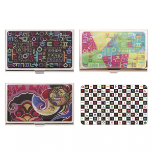 전통기념품 한글 자모음 자개 명함케이스