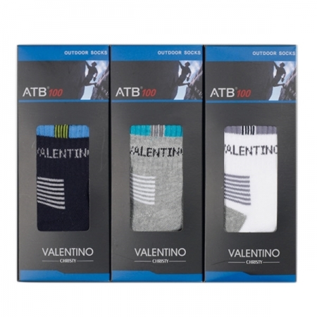 발렌티노 ATB-100 파일단목 스포츠양말(남) 3족세트 #2