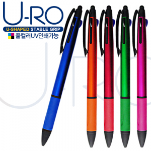 유로3색 그립 터치펜 (독일잉크)