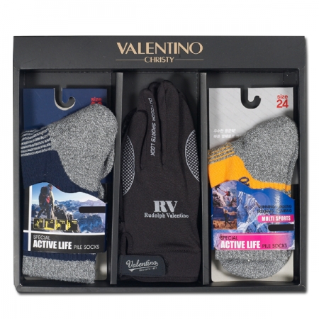 발렌티노 파일등산양말(남/여)+스마트폰 터치 등산장갑(남) 3종세트 #2