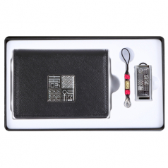 수복문자도 자개 가죽명함 지갑 대용량 USB