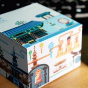 커버형 측면전사 점착메모지 (70x70 500매)