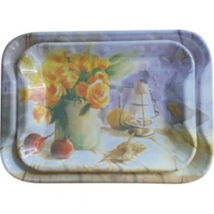 쟁반, 쟁반 손잡이 꽃병 2P 세트