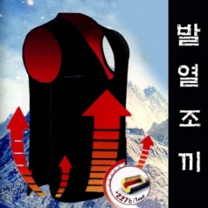 스톰런던 네오프렌 보온 발열 조끼 - 잠수복원단,별도 배터리 필요없음