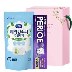 무궁화 키친솝 주방 세제 리필 + LG생활건강 페리오 치약 102 217259
