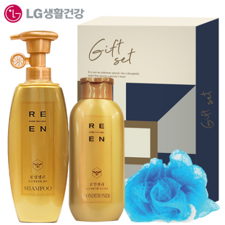 LG생활건강 리엔 로열젤리 샴푸 400ml +샴푸 200ml +샤워볼 [101- 204294] #2