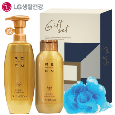 LG생활건강 리엔 로열젤리 샴푸 400ml +샴푸 200ml +샤워볼 [101- 204294]