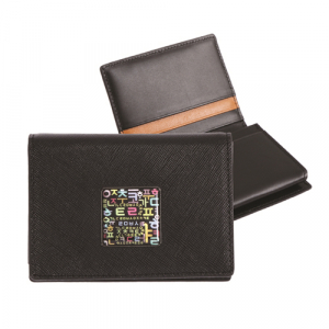 고급기념품 한글 자개 소가죽 명함지갑