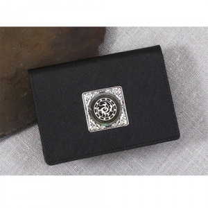 전통기념품 삼족오 자개 소가죽 명함지갑