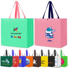 대형 타포린가방 긴손잡이 숄더가능 11컬러 42x40x25cm