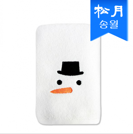 [송월타올]크리스마스 눈사람 타올 s, 40x80cm #2