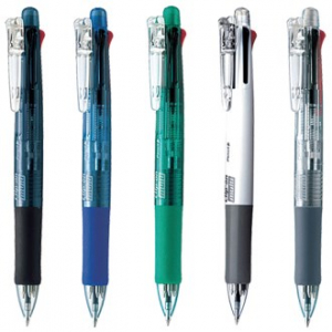 제브라 클립온 멀티 볼펜-실리콘 라바, 바인더클립