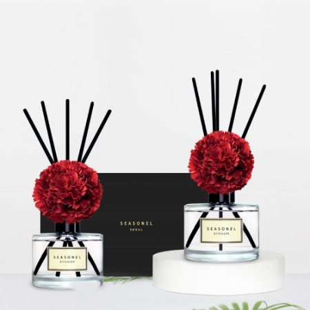 시즈넬 블랙라벨 선물 세트 200ml x 2 카네이션 #2