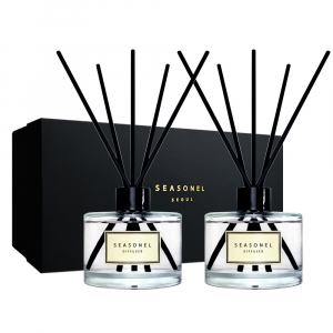 시즈넬 고급선물세트 블랙라벨 디퓨저 200ml x 2 플레인