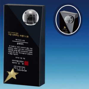 크리스탈 감사패,  공로패 /SD11)179-2