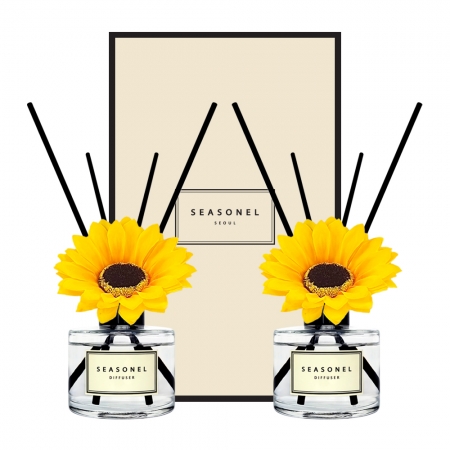 시즈넬 플라워 디퓨저 120ml 더블 해바라기