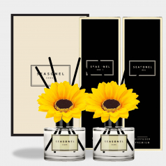 시즈넬 플라워 디퓨저 120ml 더블 해바라기