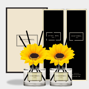 시즈넬 플라워 디퓨저 120ml 더블 해바라기