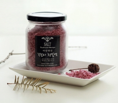 프리미엄 복분자 천일염 유리병 320ml #2