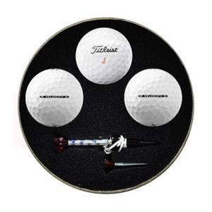 타이틀리스트 벨로시티 원형 3구 자석티 세트