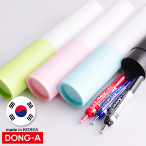 동아 애니겔 501 볼펜 3P [원통 세트]