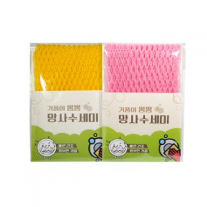 망사 수세미- 무지