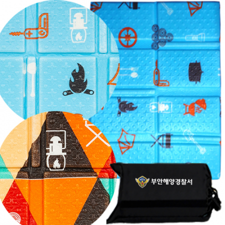 8단 코팅 방석 38x29cm 등산 방석 미니 방석 접이식 방석 #2