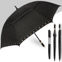 도브 75 이중방풍 골드펄 골드손잡이 자동우산