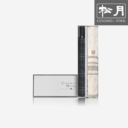 송월 2단 모던 체크 우산 1p + 카운테스마라 센치 타올 1p #2