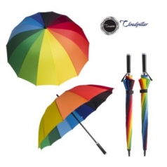 클라우드 필라 무지개 우산 (일자) 장우산 자동 우산