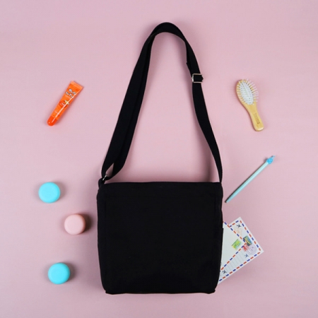 메이드유 사이드 포켓형 크로스 에코백 컬러 22 x 22 옆폭 10CM #2