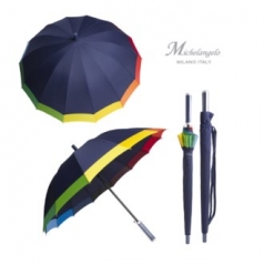 미켈란젤로 55폰지 멜빵무지개보다우산/장우산.