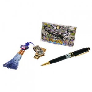 자개 USB 금장 3종 세트 십장생 8G