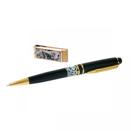 자개 USB 금장 2종 세트 사슴 송학 8G #2