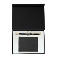 훈민정음 볼펜+사피아노 소가죽 명함지갑