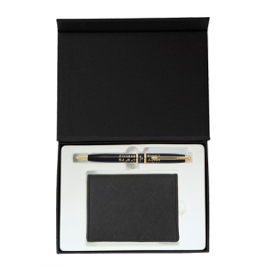 훈민정음 볼펜+사피아노 소가죽 명함지갑