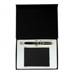 훈민정음 볼펜+사피아노 소가죽 명함지갑