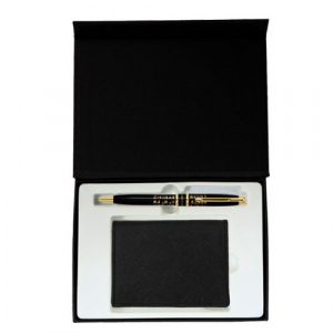 훈민정음 볼펜+사피아노 소가죽 명함지갑