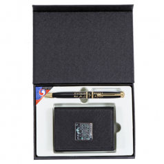 훈민정음 4호, 훈민정음 볼펜+훈민정음 자개 소가죽 명함지갑