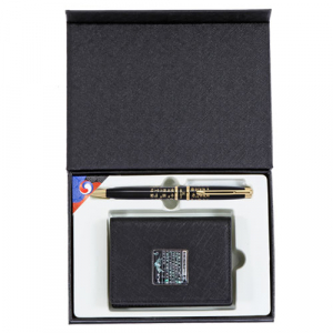 훈민정음 4호, 훈민정음 볼펜+훈민정음 자개 소가죽 명함지갑