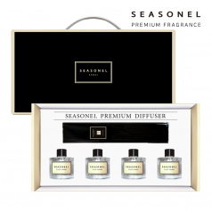 시즈넬 사계절 선물세트 디퓨저 50ml x4플레인