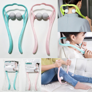 골프공 목 안마기 소프트볼 목 마사지, 목지압