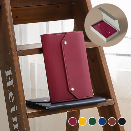 Classic Leather A5 메모패드 날개형 +볼펜세트 #2