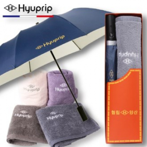협립 2단 폰지 자동 우산+호텔 코마 1p 세트
