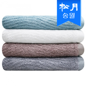 [송월타올]호텔컬렉션 플로우 44 세면타올, 뱀부얀 수건 s