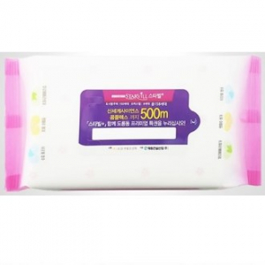 드림 물티슈 - 핑크색 (60매 40g)